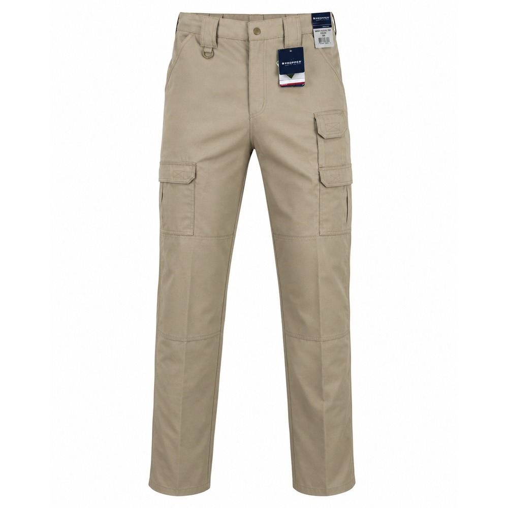 Propper Tactical Pant Womens 16 Khaki F525482250 Teflon‎ Cargo Unhemmed NEW